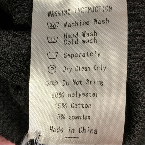 Black Button Down High Low Top - Picture 6 of 7